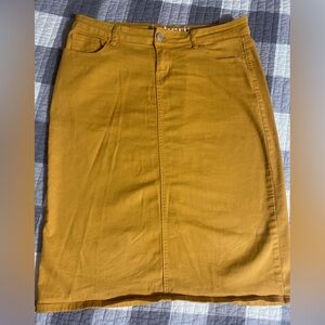 Inherit Co Remi Skirt | Mustard Remi Skirt | Inherit Clothing Co.